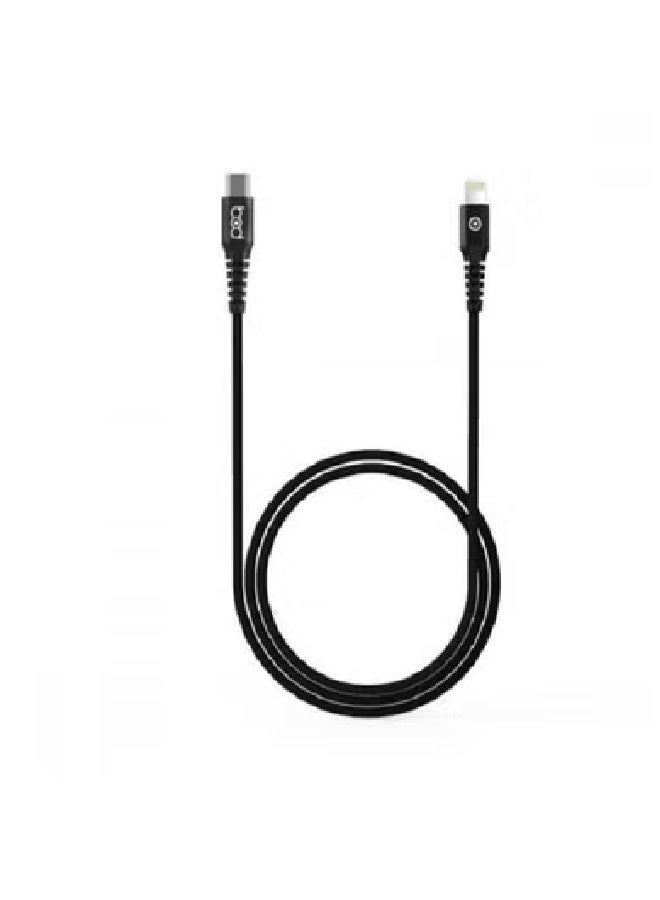 بود كابل نقل البيانات والشحن السريع من النوع C إلى Lightning، بطول 1.2 متر، مصنوع من النايلون المضفر - الحل الأمثل للاتصال السريع والموثوق. - Image 2